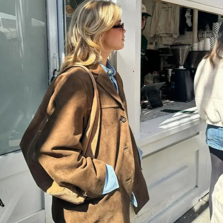 Dame elegant Blazerjacka i högkvalitativt material med strukturerad design Eva Jonsson-Eva Jonsson