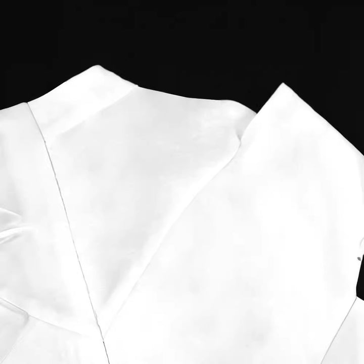 Dame elegant Peplum-blus med genomskinliga detaljer Mirla-Eva Jonsson