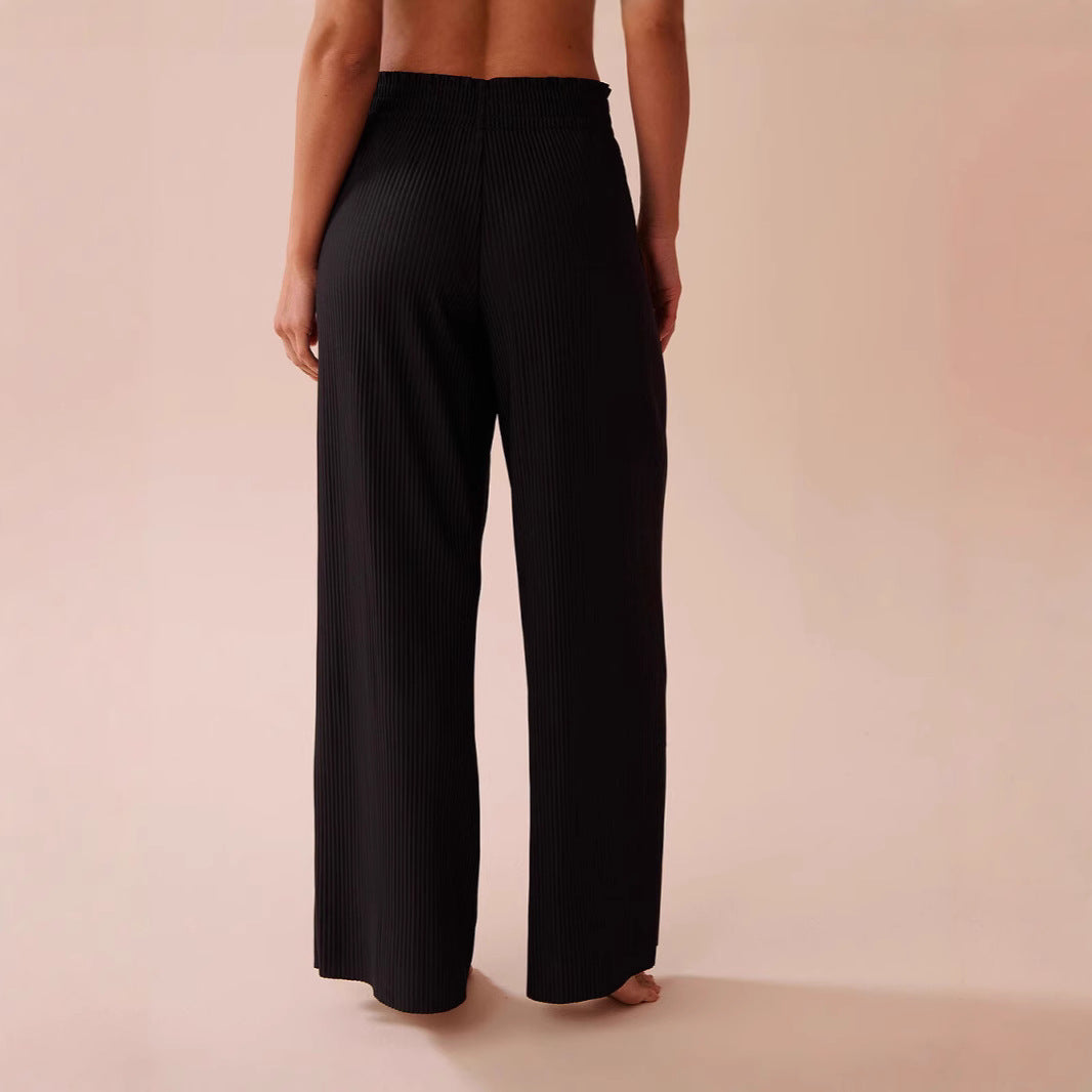 Dame elegant Plissé fritidsbyxor Mirla-Eva Jonsson