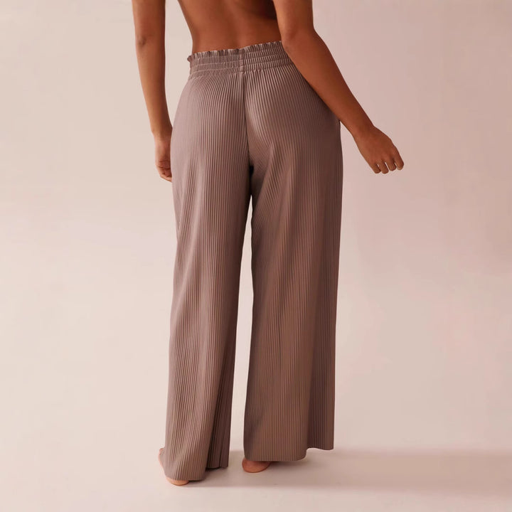 Dame elegant Plissé fritidsbyxor Mirla-Eva Jonsson