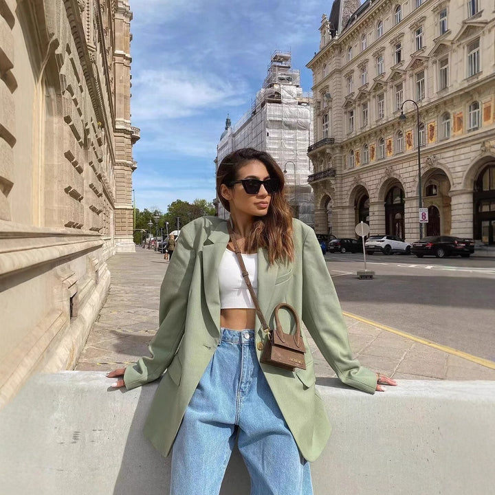 Dame elegant blaz jacket med praktiska fickor och kvalitets snitt Mirla-Eva Jonsson