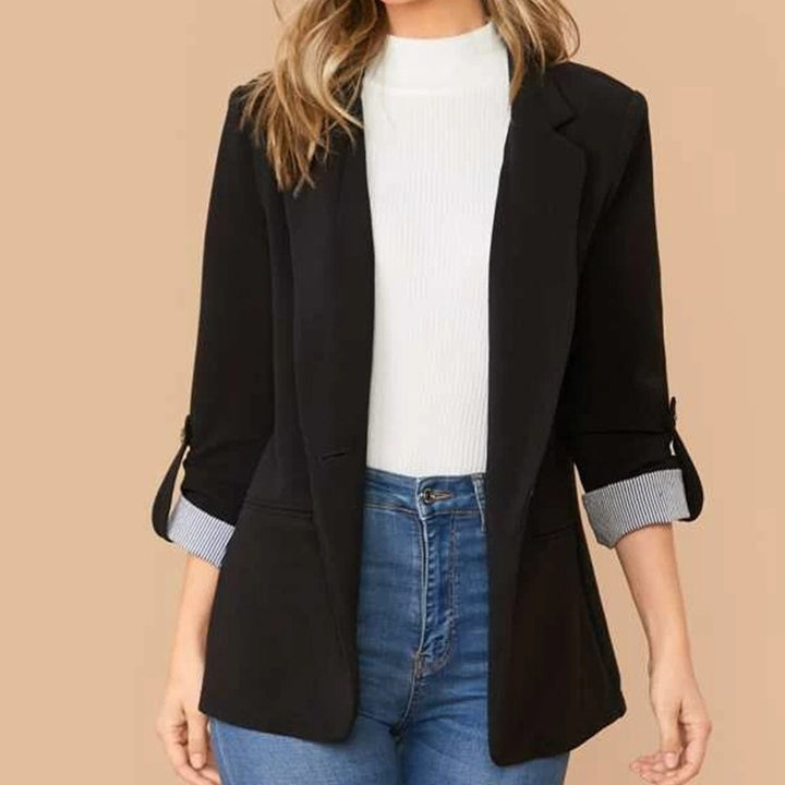 Dame elegant blazer med strukturerat innerfoder Mirla-Eva Jonsson