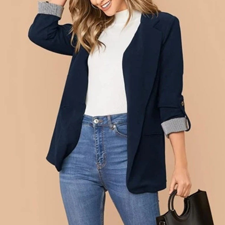 Dame elegant blazer med strukturerat innerfoder Mirla-Eva Jonsson