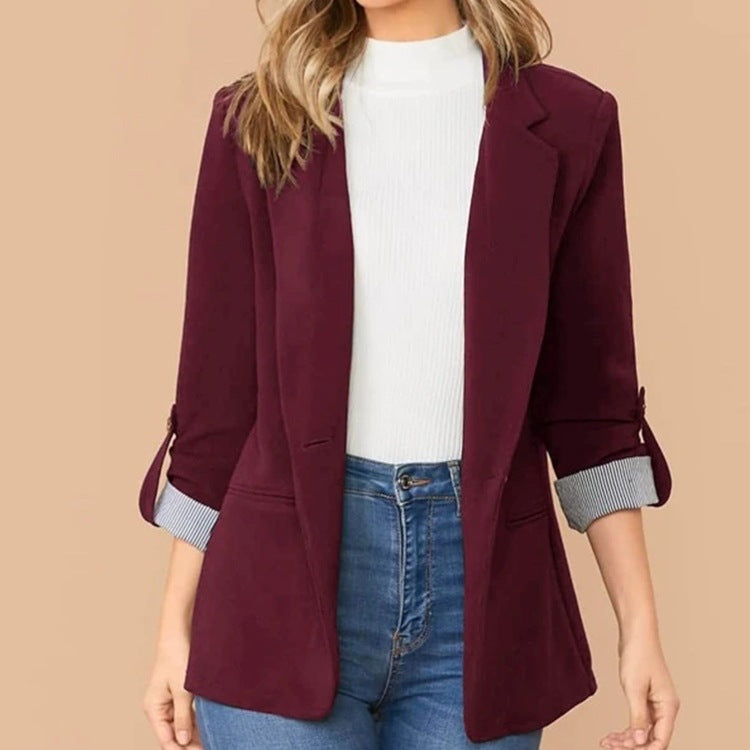 Dame elegant blazer med strukturerat innerfoder Mirla-Eva Jonsson