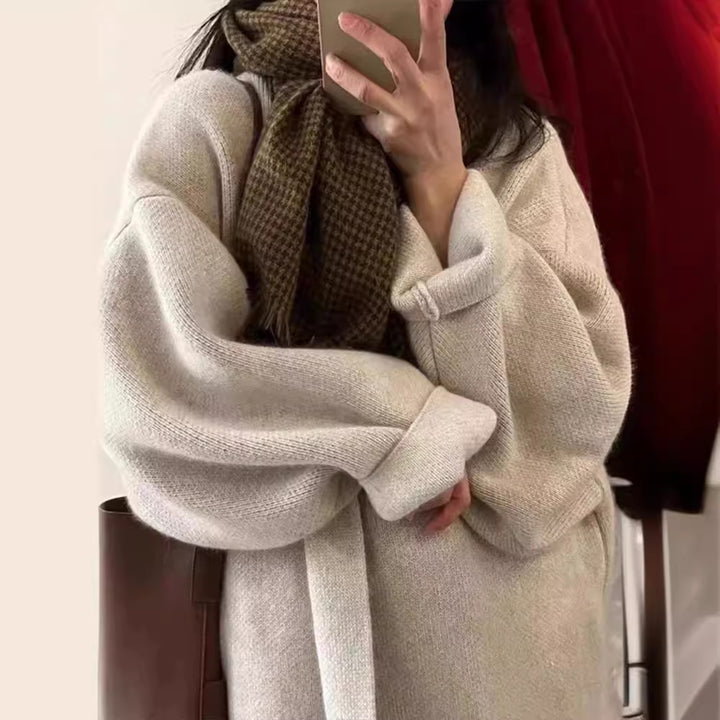 Dame elegant quilted coat Eva Jonsson-Eva Jonsson