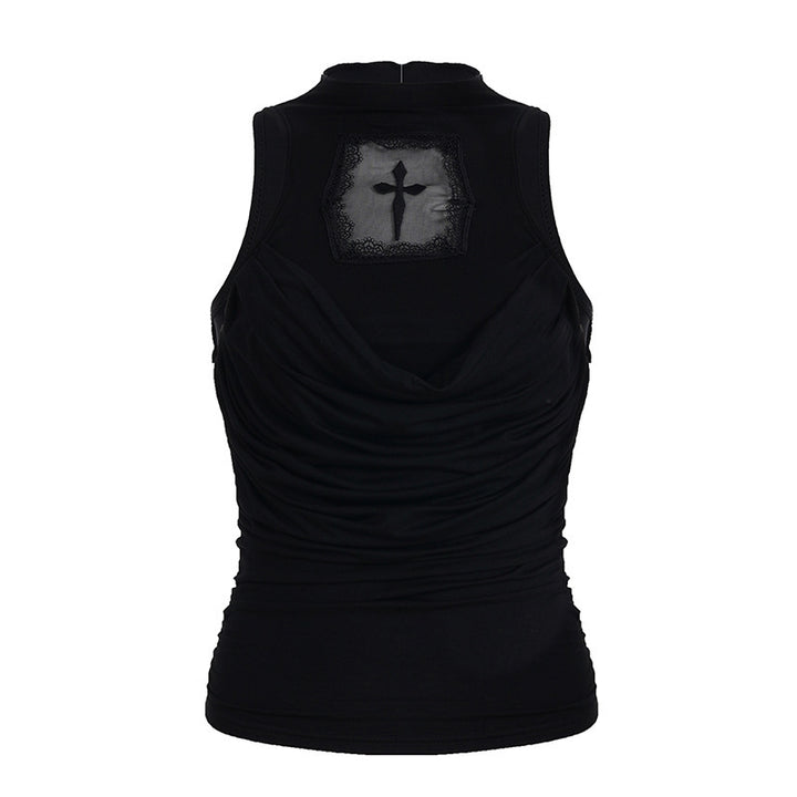 Dame elegant tanktop med lekfull detalj på baksiden Mirla-Eva Jonsson