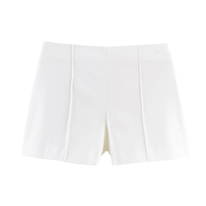 Dame eleganta shorts med moderna plisserade detaljer Mirla-Eva Jonsson