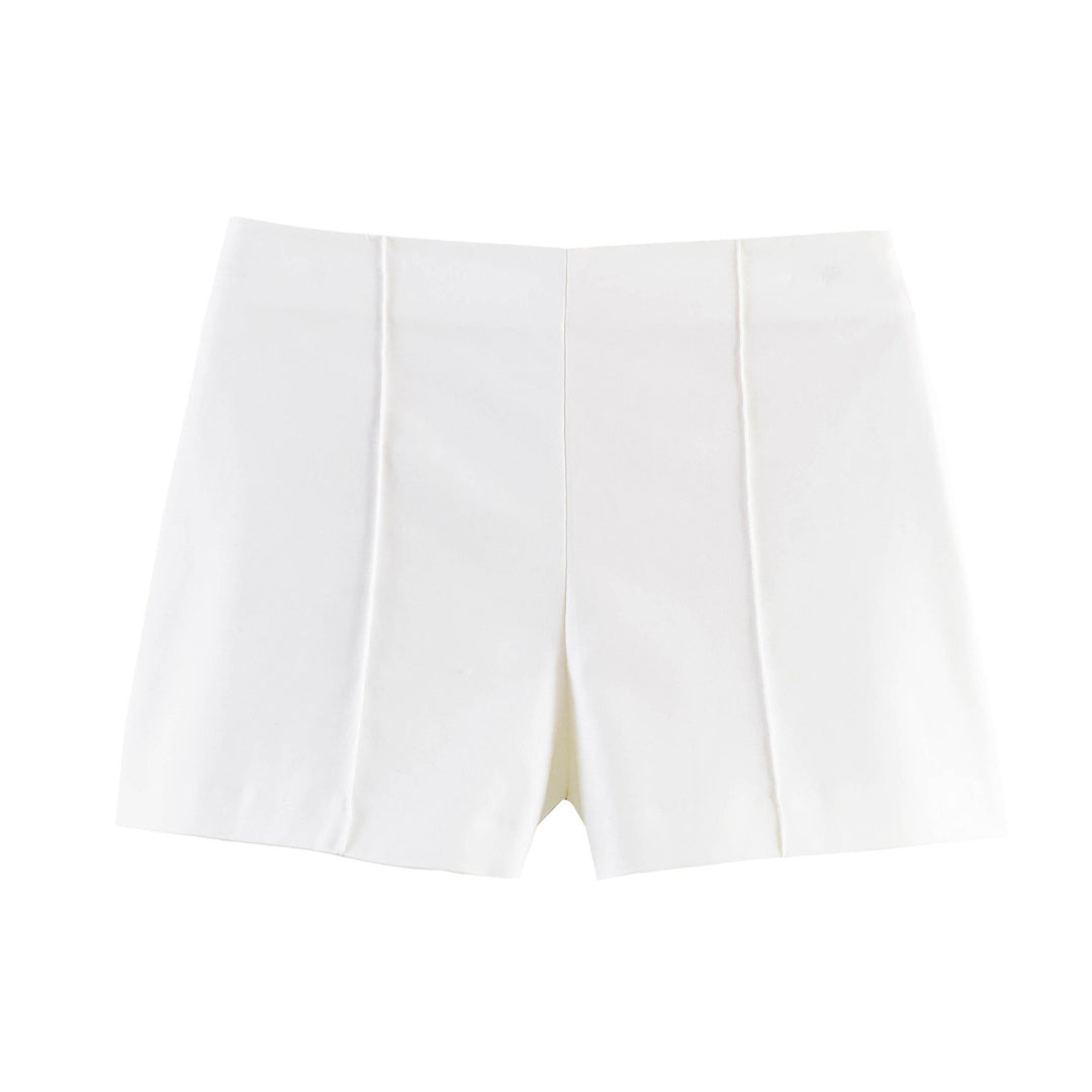 Dame eleganta shorts med moderna plisserade detaljer Mirla-Eva Jonsson