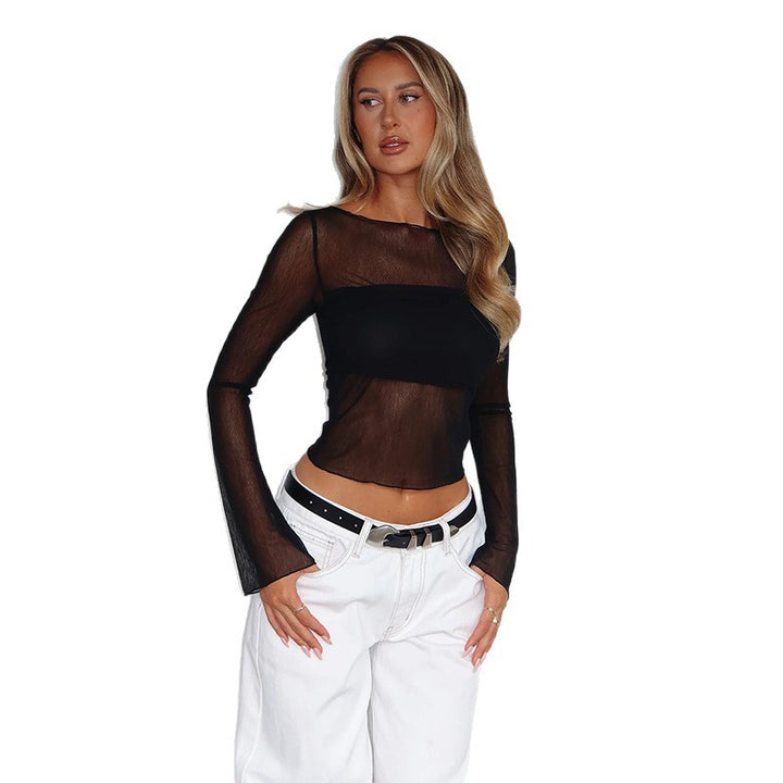 Dame figursyd mesh-overdel Mirla-Eva Jonsson