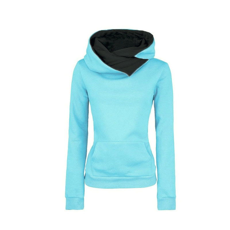 Dame hoodie med asymmetrisk klipp Mirla-Eva Jonsson