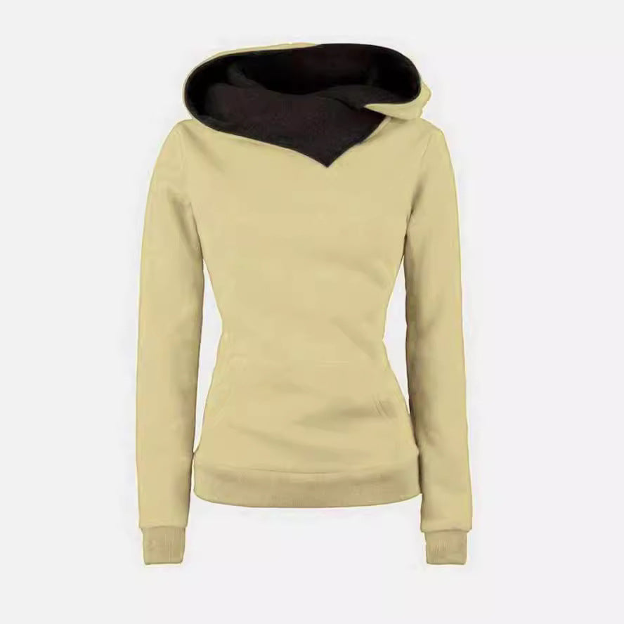 Dame hoodie med asymmetrisk klipp Mirla-Eva Jonsson