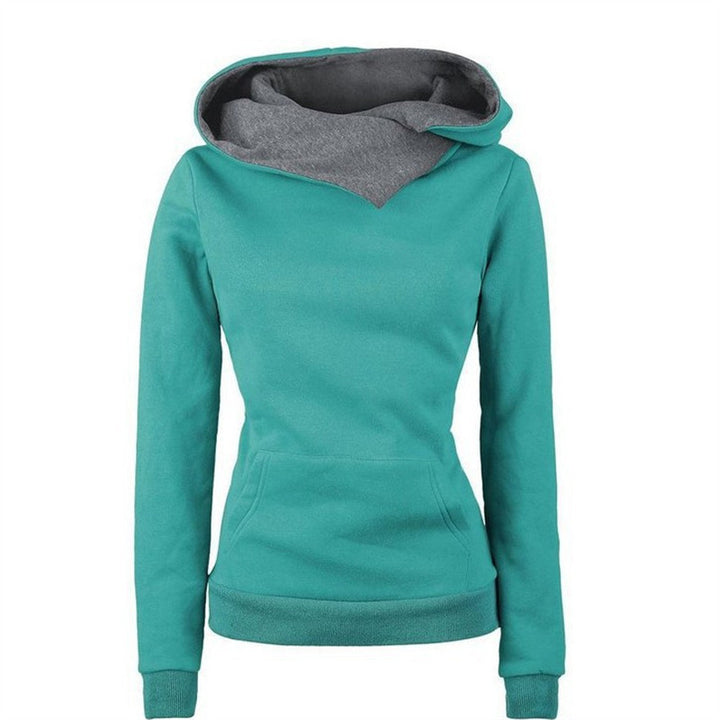 Dame hoodie med asymmetrisk klipp Mirla-Eva Jonsson
