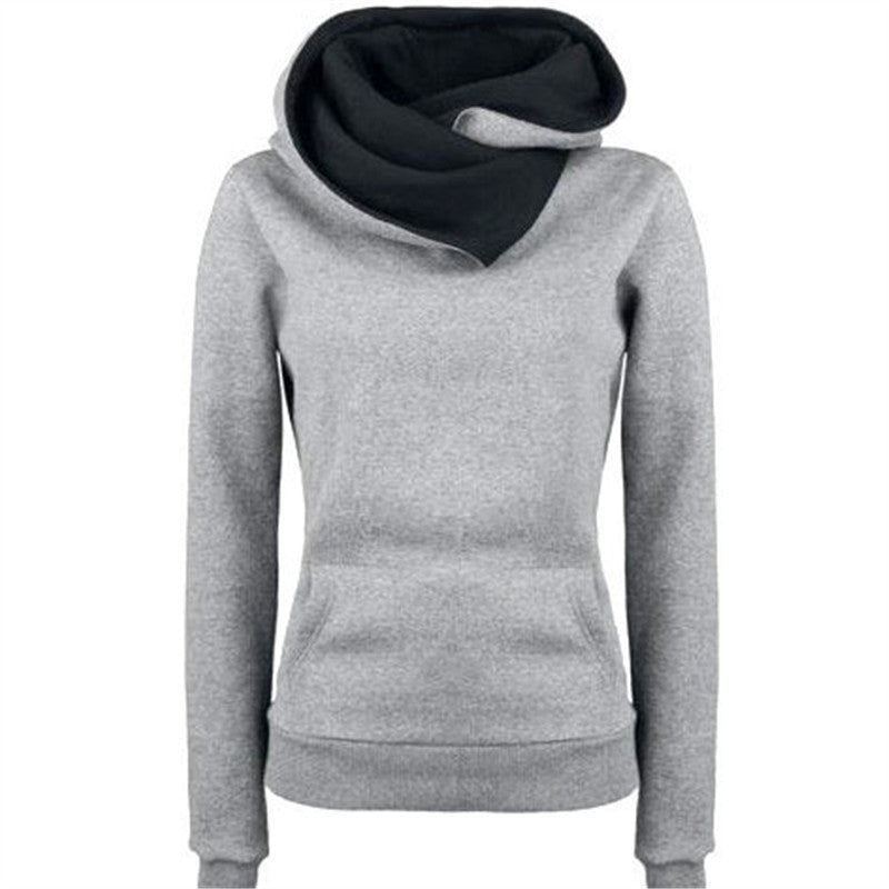 Dame hoodie med asymmetrisk klipp Mirla-Eva Jonsson