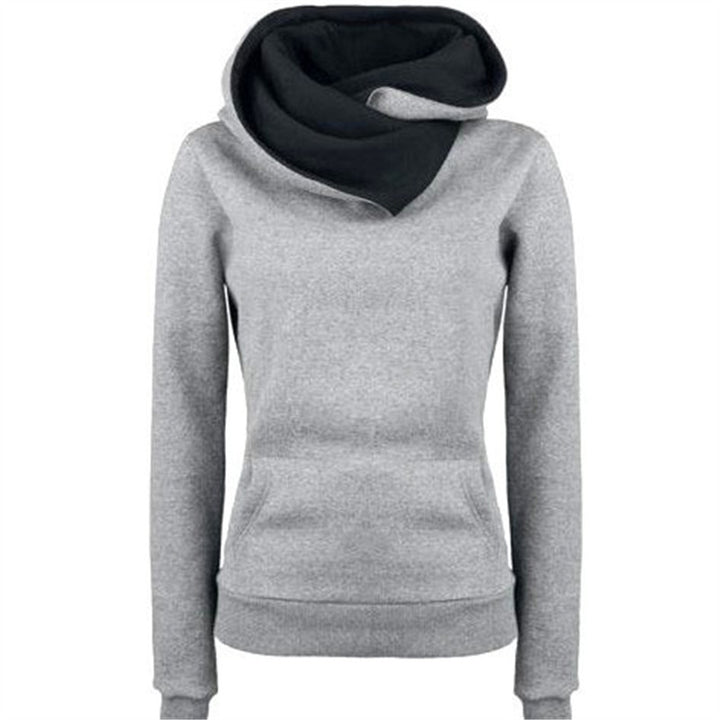 Dame hoodie med asymmetrisk klipp Mirla-Eva Jonsson