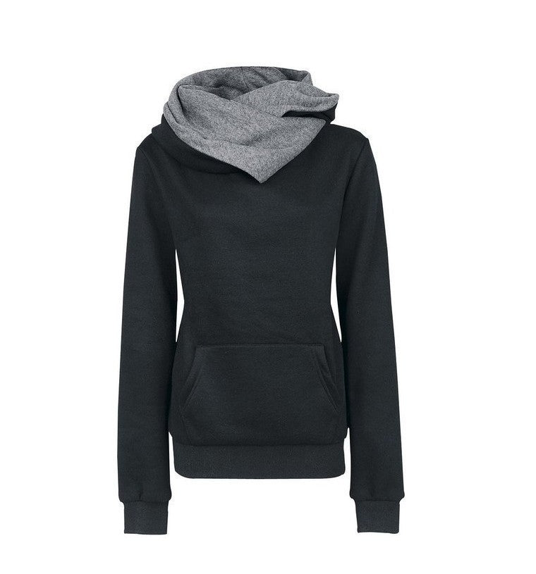 Dame hoodie med asymmetrisk klipp Mirla-Eva Jonsson