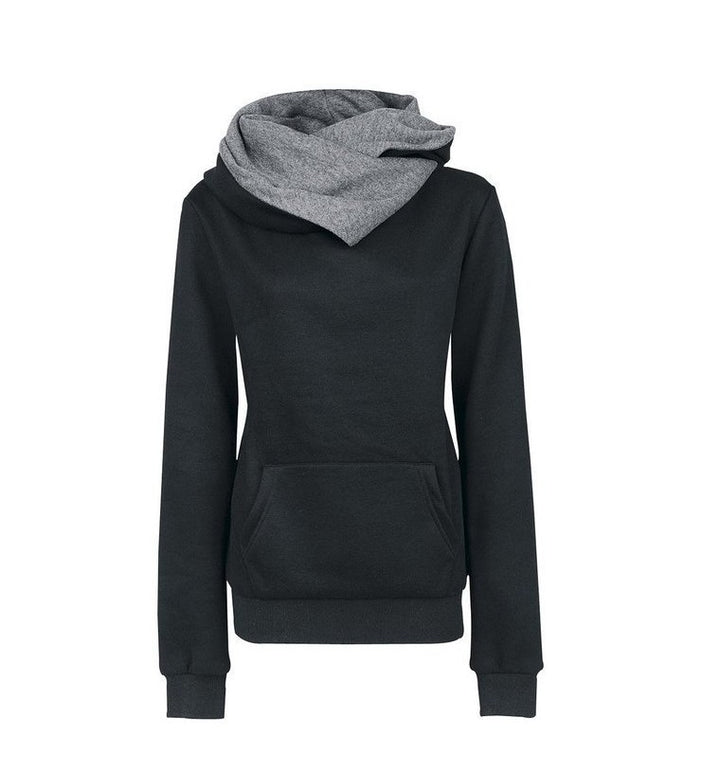 Dame hoodie med asymmetrisk klipp Mirla-Eva Jonsson
