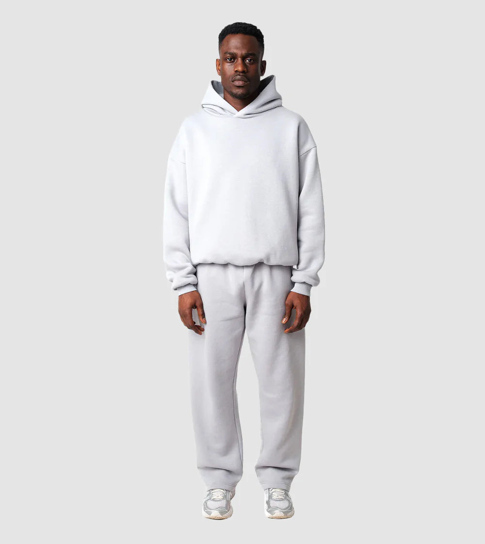 Dame hoodie- och joggingset med hög krage och elastisk midja Mirla-Eva Jonsson