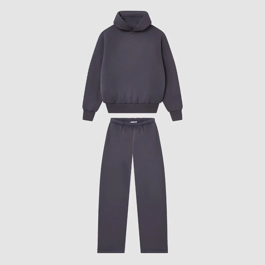 Dame hoodie- och joggingset med hög krage och elastisk midja Mirla-Eva Jonsson