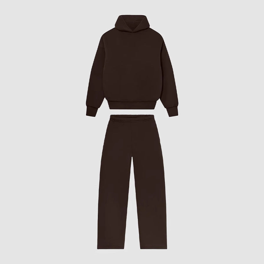 Dame hoodie- och joggingset med hög krage och elastisk midja Mirla-Eva Jonsson