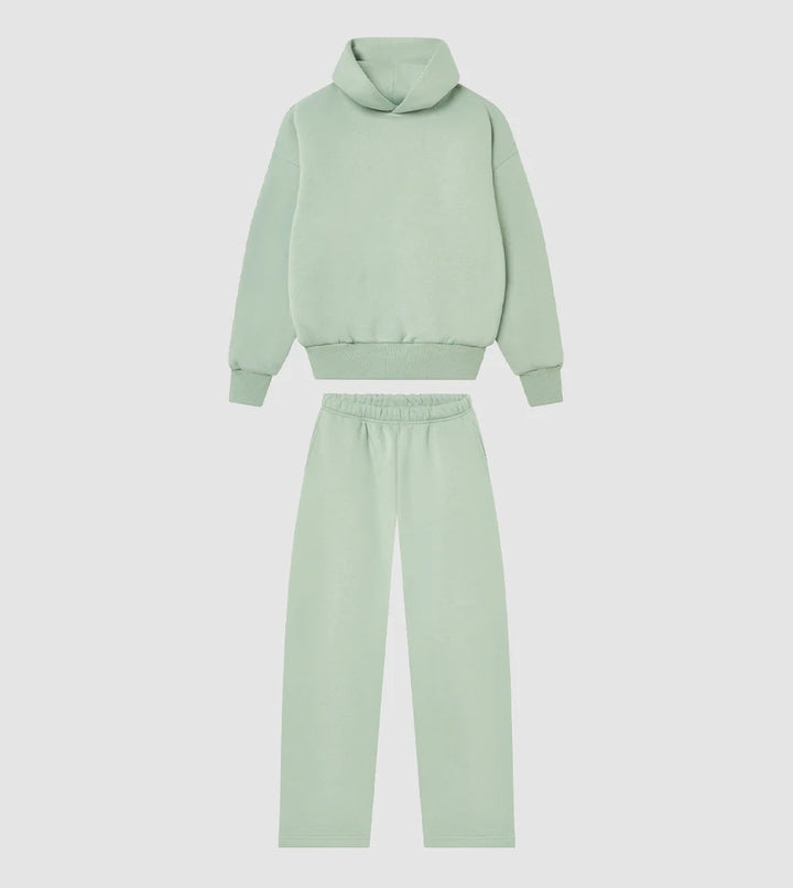 Dame hoodie- och joggingset med hög krage och elastisk midja Mirla-Eva Jonsson