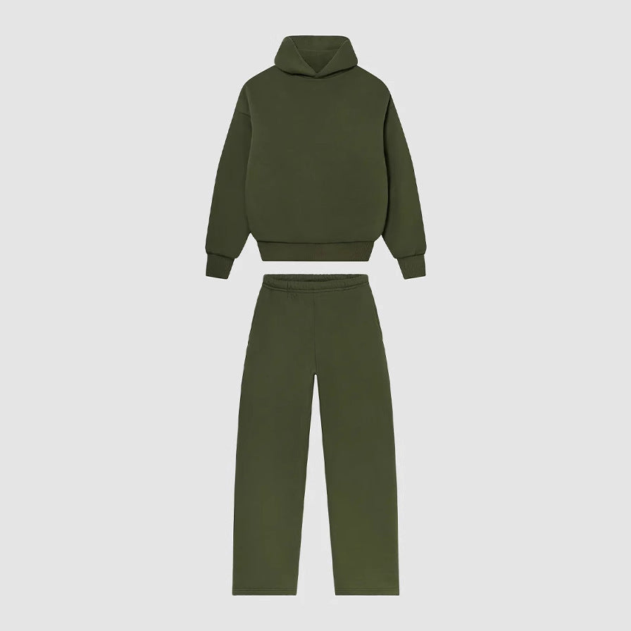 Dame hoodie- och joggingset med hög krage och elastisk midja Mirla-Eva Jonsson