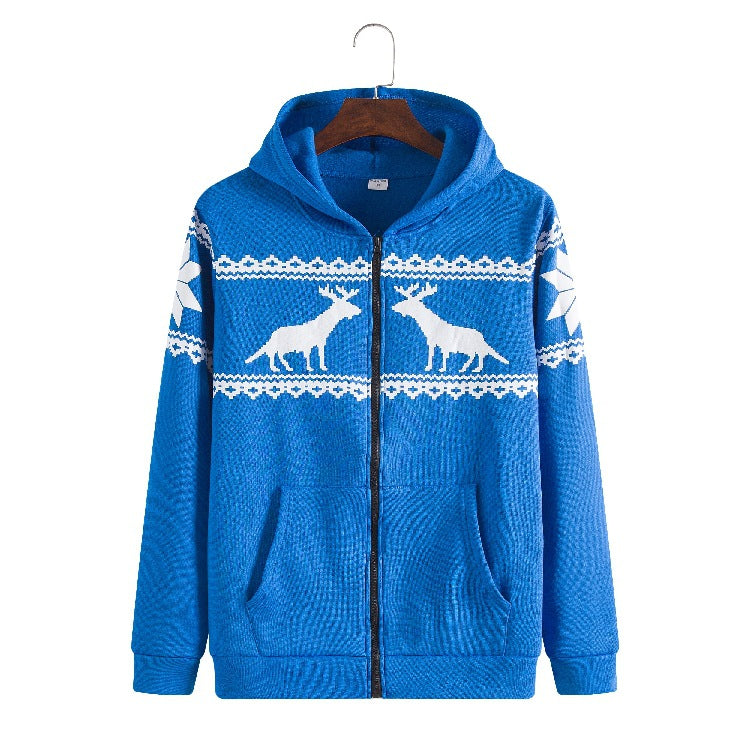Dame hoodiejacka med djuriskt modernt design och praktiska framfickor Mirla-Eva Jonsson