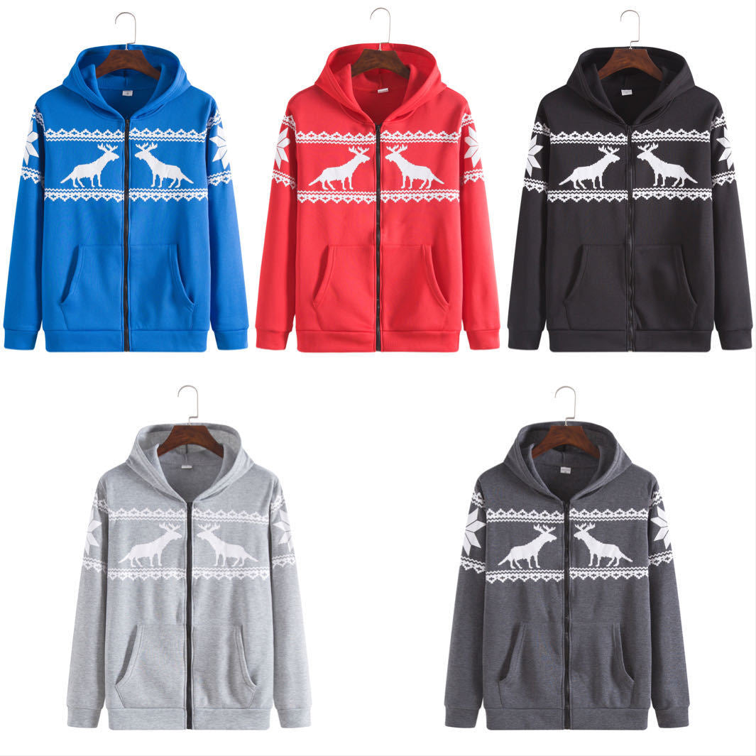 Dame hoodiejacka med djuriskt modernt design och praktiska framfickor Mirla-Eva Jonsson