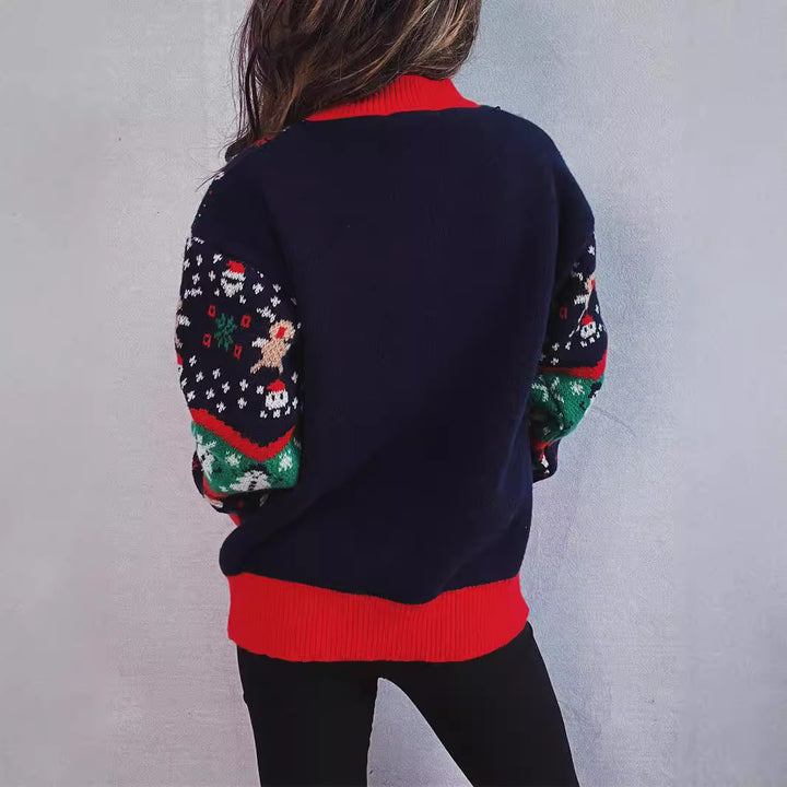 Dame jultröja med festlig design och lekfulla motiv Eva Jonsson-Eva Jonsson
