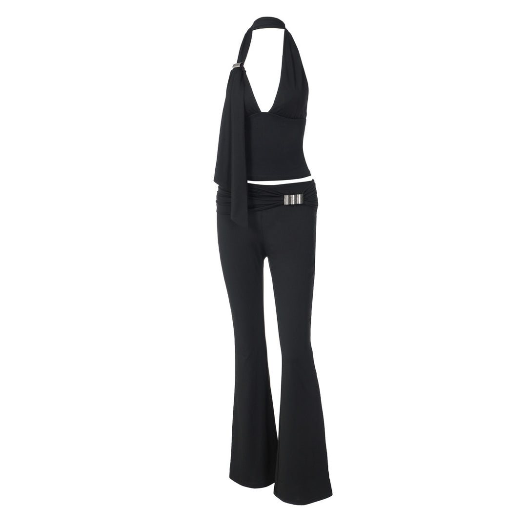Dame jumpsuit med elegant halterdesign och smal passform Mirla-Eva Jonsson