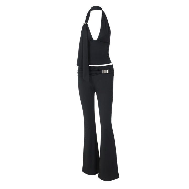 Dame jumpsuit med elegant halterdesign och smal passform Mirla-Eva Jonsson