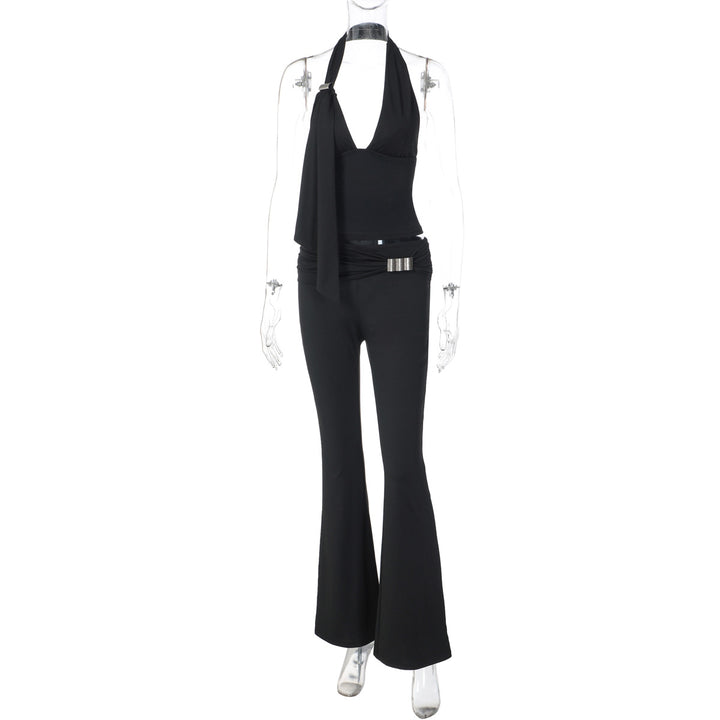 Dame jumpsuit med elegant halterdesign och smal passform Mirla-Eva Jonsson
