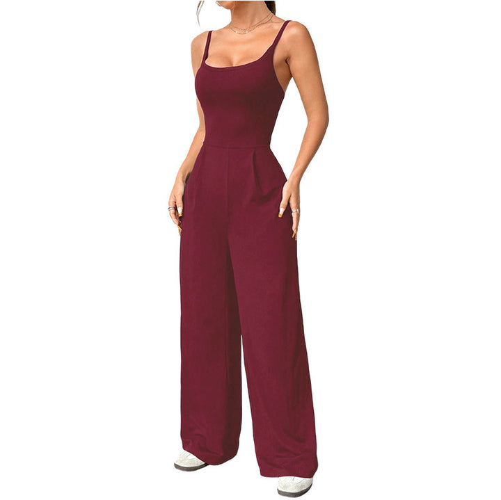 Dame jumpsuit med vida ben och elegant skärning Mirla-Eva Jonsson