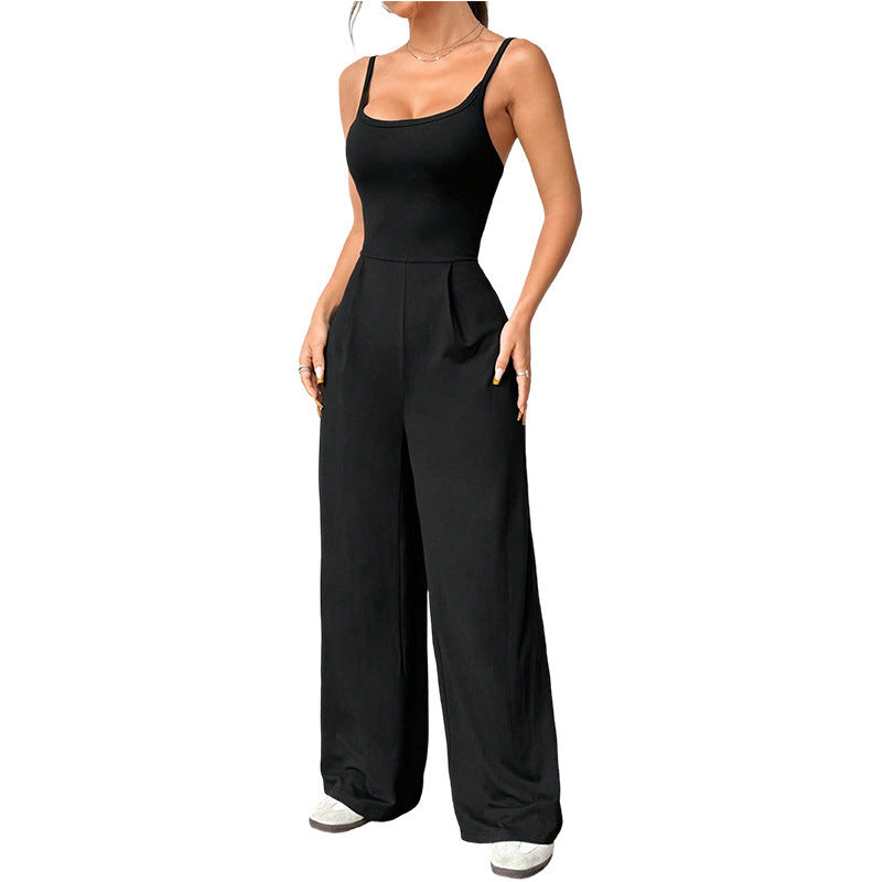 Dame jumpsuit med vida ben och elegant skärning Mirla-Eva Jonsson