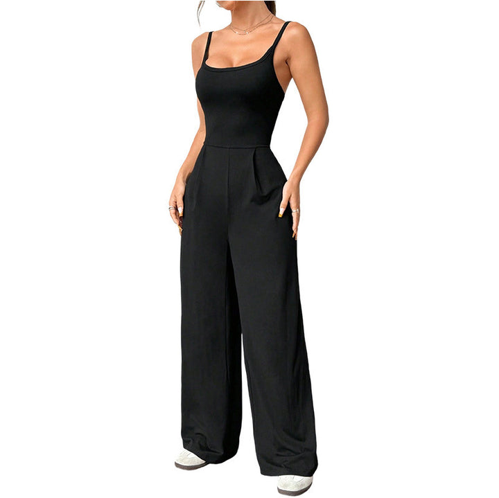 Dame jumpsuit med vida ben och elegant skärning Mirla-Eva Jonsson