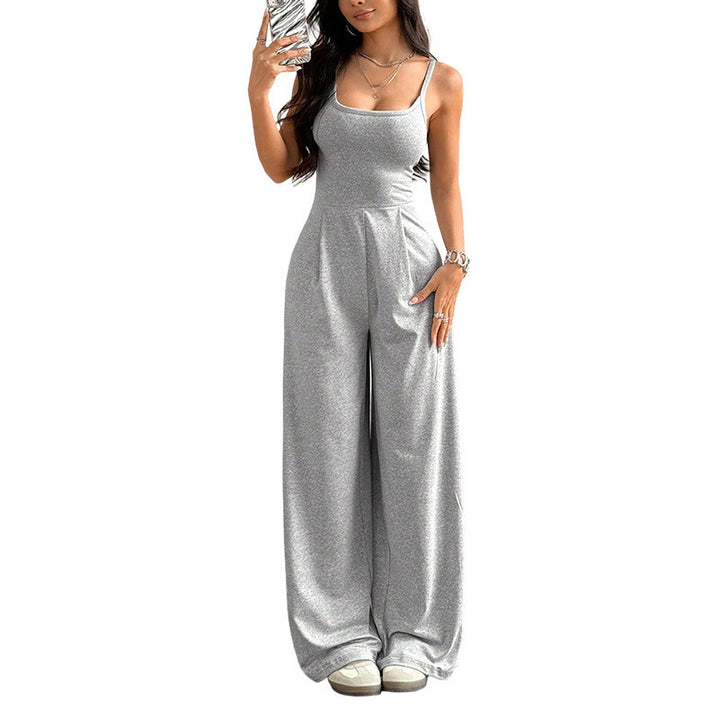 Dame jumpsuit med vida ben och elegant skärning Mirla-Eva Jonsson