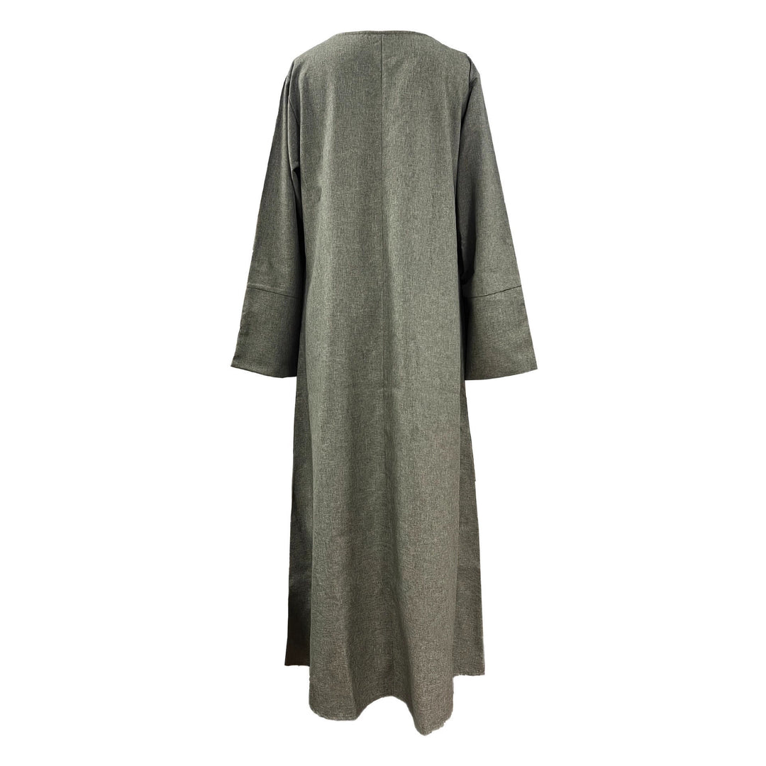 Dame kaftan-klänning med eleganta söm- och ärmdetaljer Mirla-Eva Jonsson