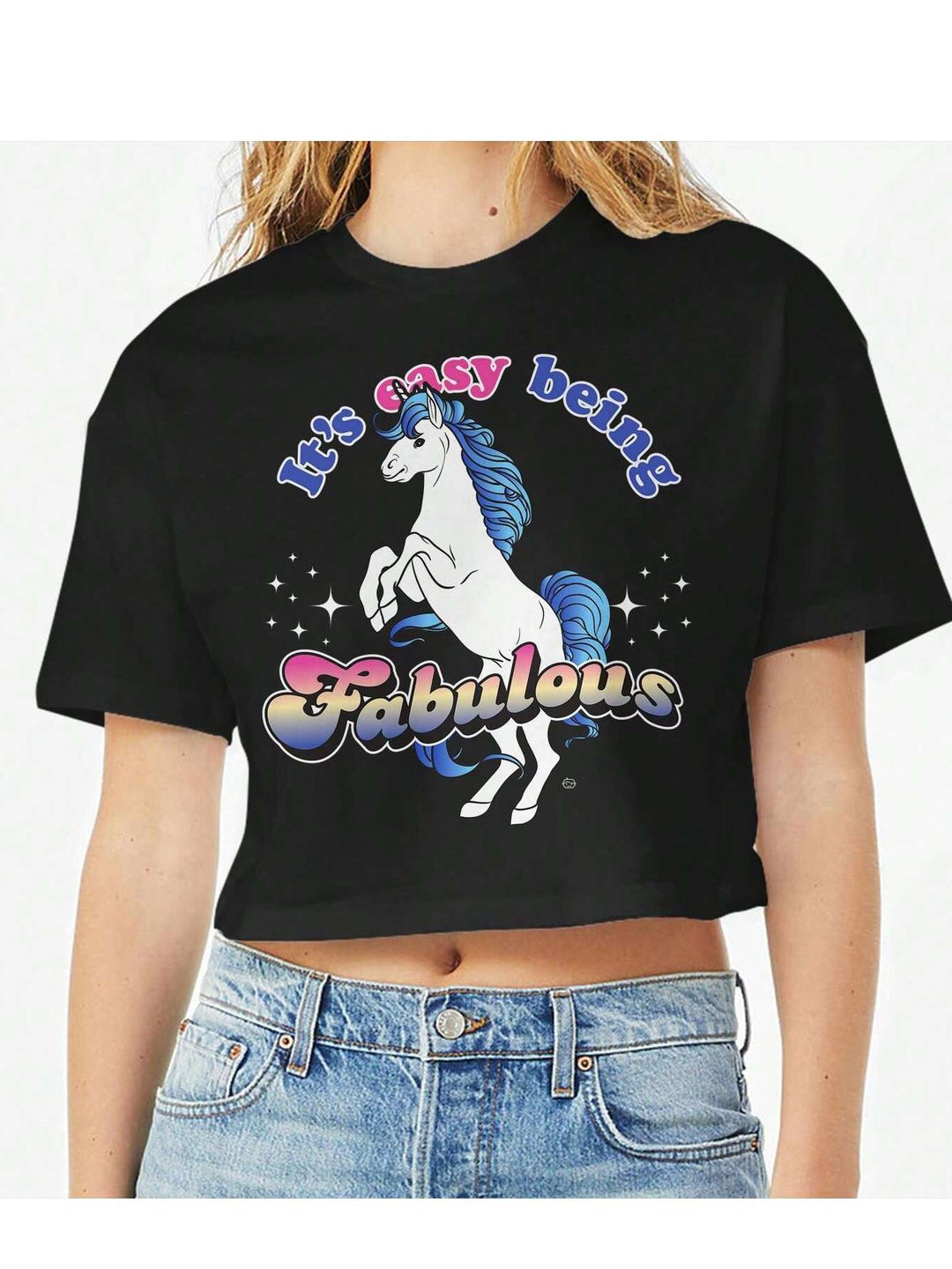 Dame kortärmad T-shirt med iögonfallande motorcykel-design Mirla-Eva Jonsson
