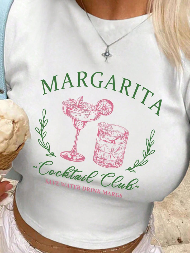 Dame kortärmad T-shirt med iögonfallande motorcykel-design Mirla-Eva Jonsson