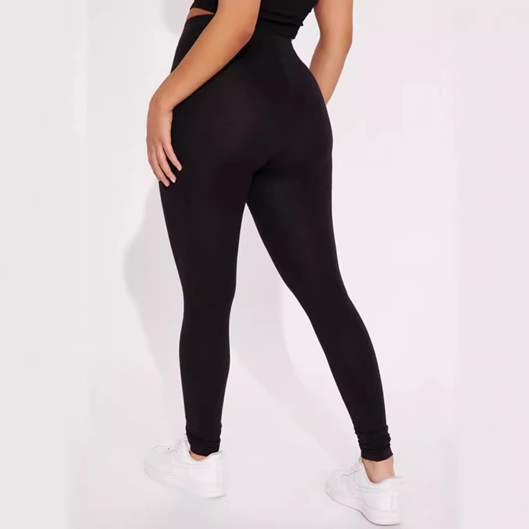 Dame leggings med hög midja och figursydd design Mirla-Eva Jonsson