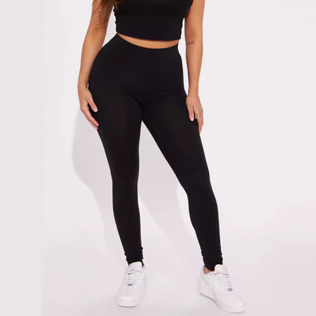Dame leggings med hög midja och figursydd design Mirla-Eva Jonsson