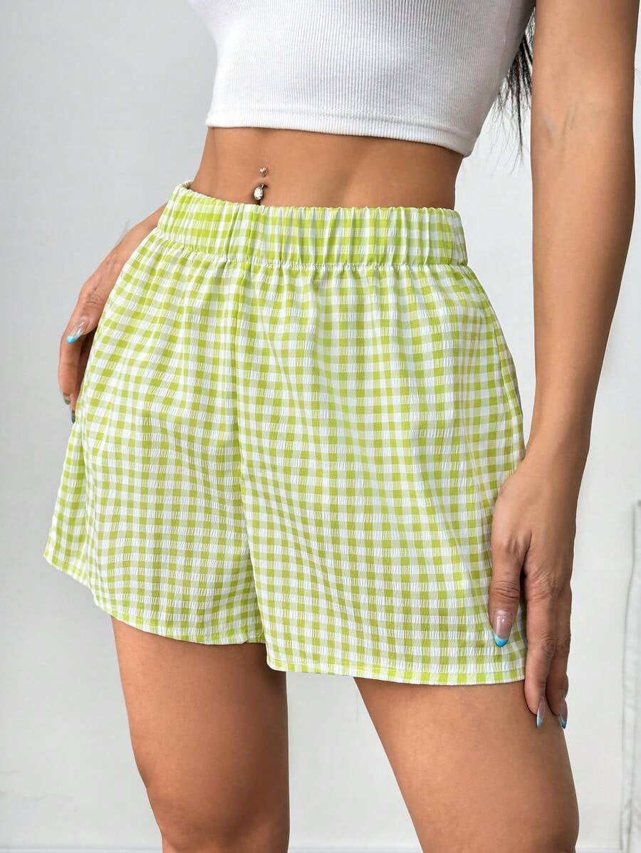 Dame luftiga kar shorts med elastisk midja och sidofickor Mirla-Eva Jonsson