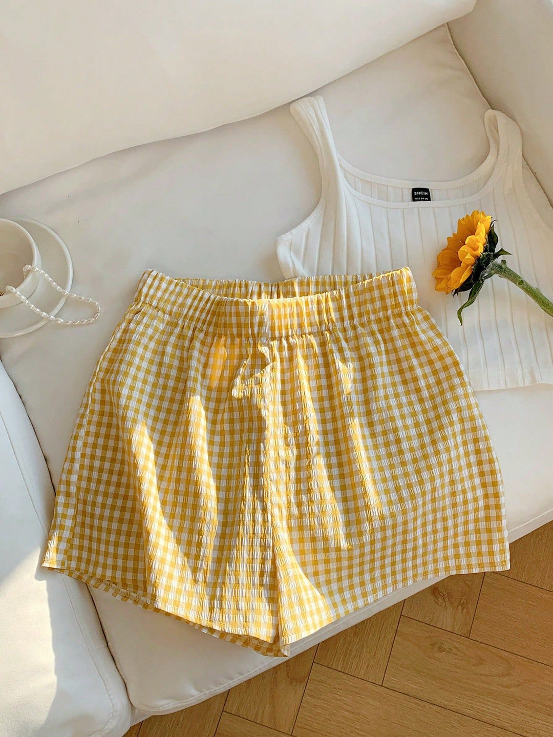 Dame luftiga kar shorts med elastisk midja och sidofickor Mirla-Eva Jonsson
