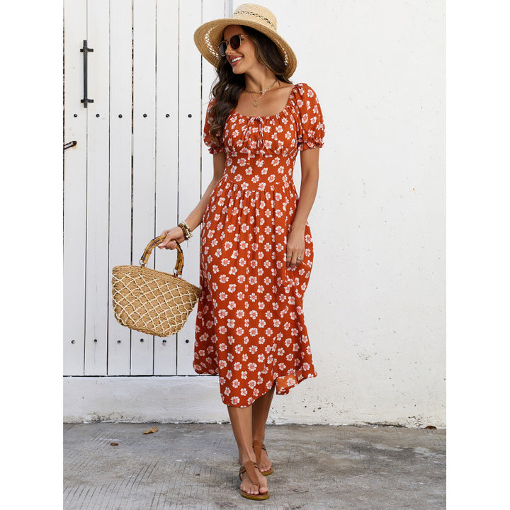 Dame maxiklänning i luftig boho-stil Mirla-Eva Jonsson