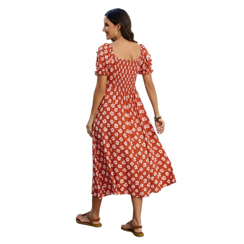 Dame maxiklänning i luftig boho-stil Mirla-Eva Jonsson