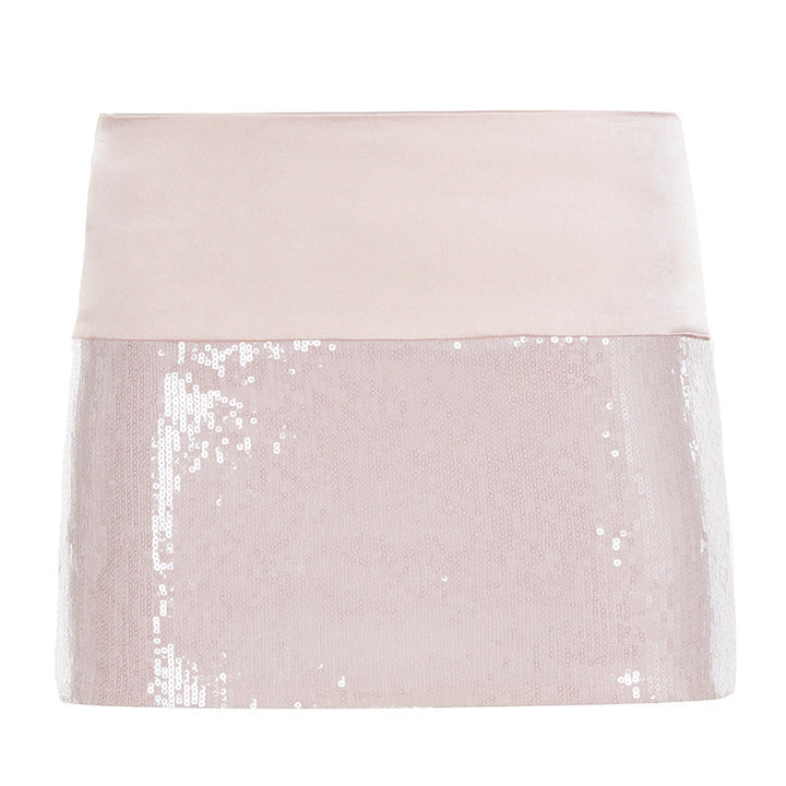 Dame mini skirt with shimmering sequin trim Mirla-Eva Jonsson