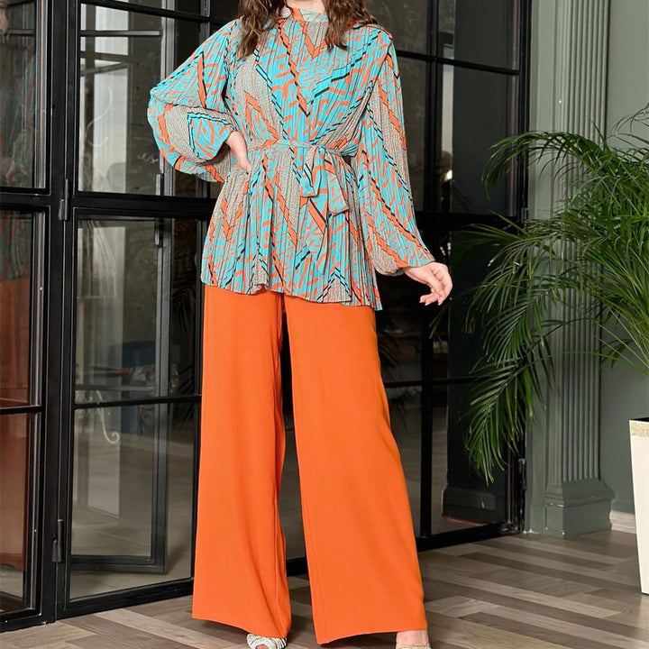 Dame modiga blusar med voluminösa ärmar och figursydd design Mirla-Eva Jonsson