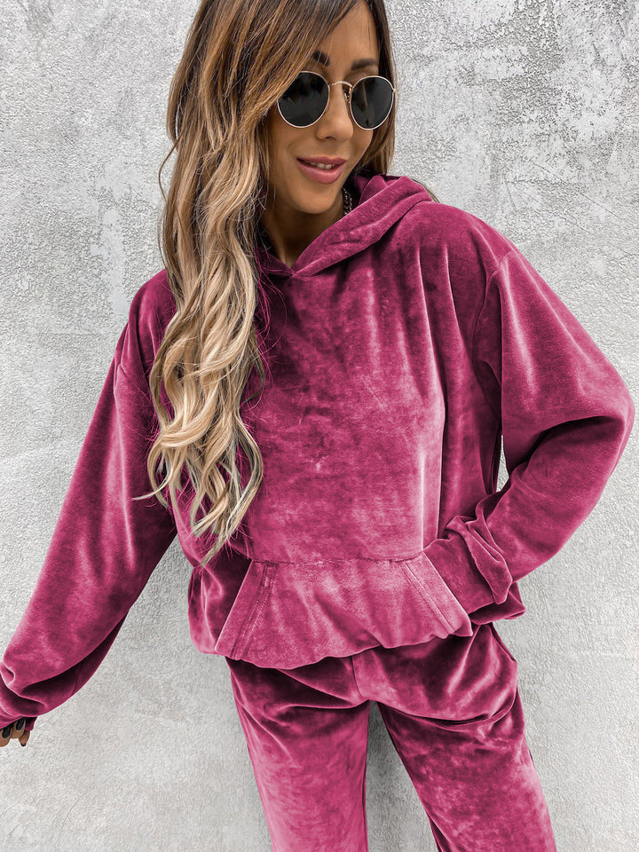 Dame mysig Fleece-Hoodie Mirla-Eva Jonsson
