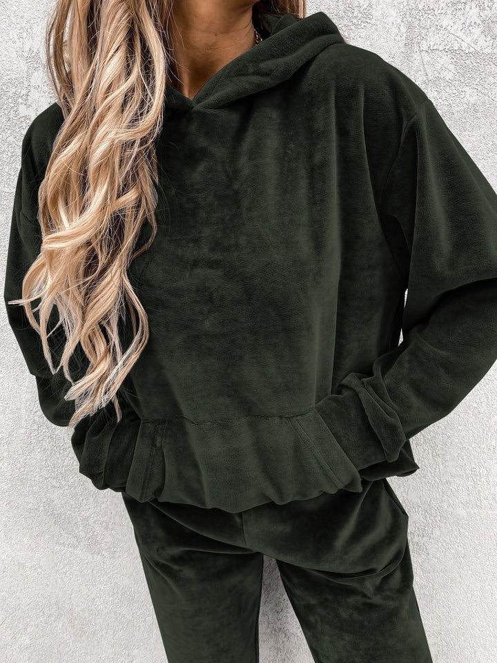 Dame mysig Fleece-Hoodie Mirla-Eva Jonsson