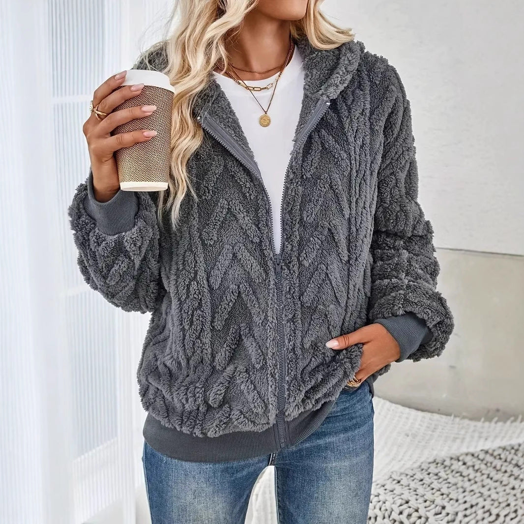 Dame mysig zip-jacka Mirla-Eva Jonsson