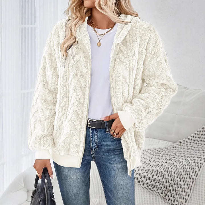 Dame mysig zip-jacka Mirla-Eva Jonsson